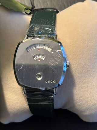 Horloge, Gucci, Grip Ya157412, Grijs / Chroom
